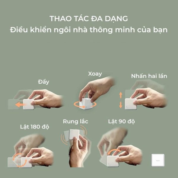 dieu khien ngu canh Aqara Cube T1 pro 3